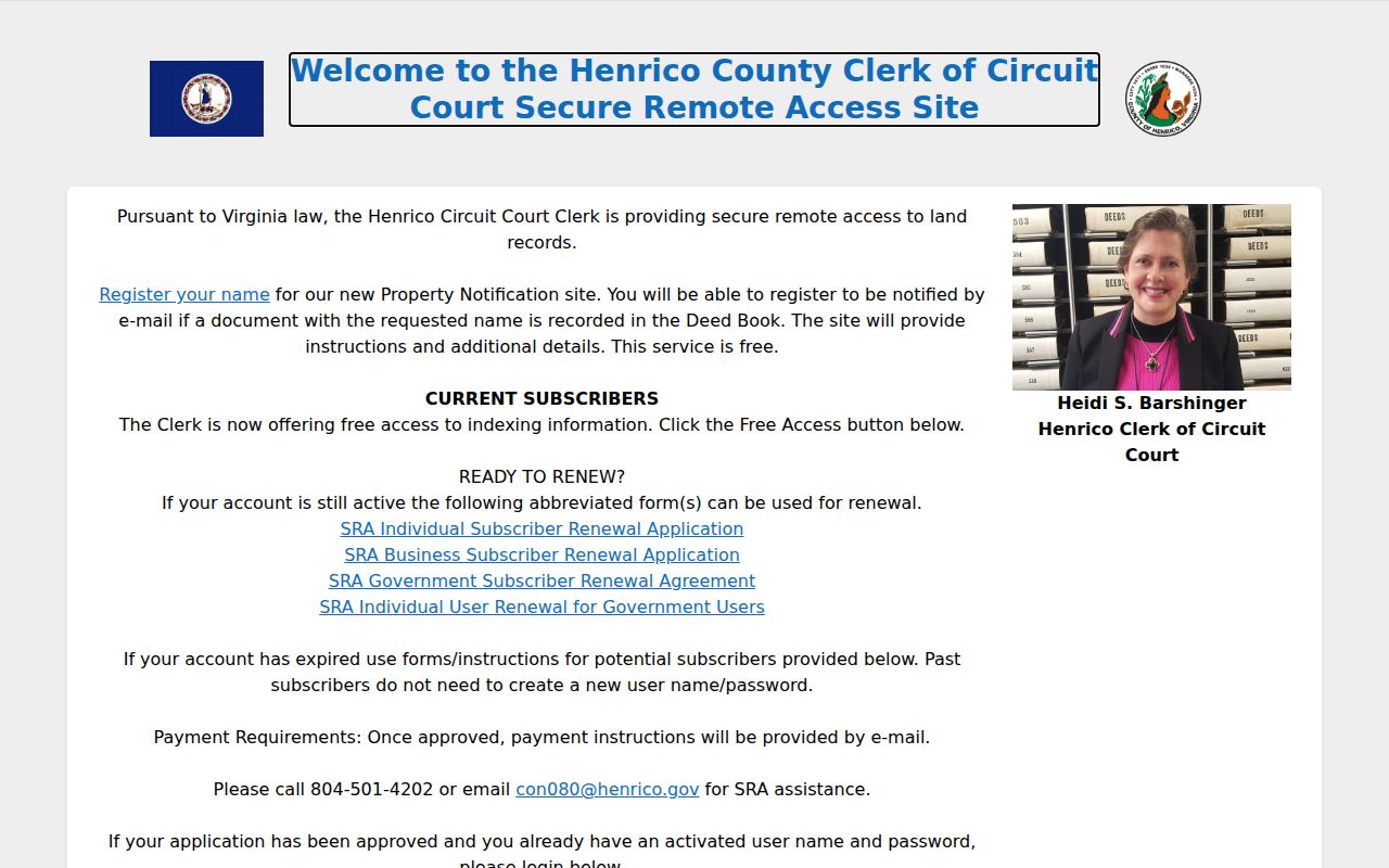 Short Pump residents directory Henrico land-record portal information