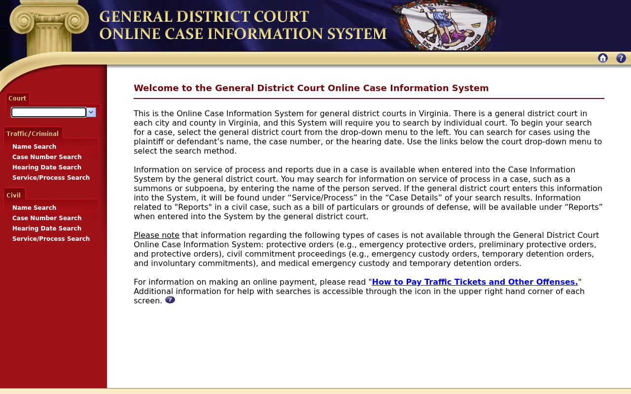 Short Pump residents directory Virginia court selection screen